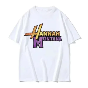 New Hannah Montana Tee Women Modern Style Graphic T Shirt Girl Funny Streetwear Japanese Clothes Y2k Clothes Women Clothing